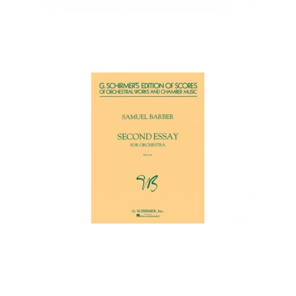 Samuel Barber: Second Essay For Orchestra Op. 17 (Score)