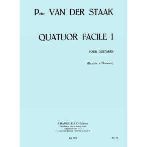 Pieter van der Staak: Quatuor facile No.1 (Guitars 4)