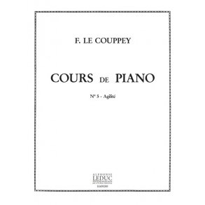 Le Couppey Cours De Piano No 5 L'agilite 25 Etudes Progressives Pf Bk