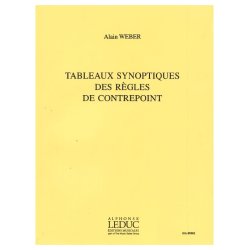 Weber A. Tableaux Synoptiques Des Regles De Contrepoint Book