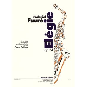 Gabriel Fauré: Elégie Op.24 (Saxophone-Alto & Piano)