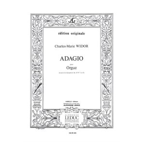 Widor Adagio Extrait Symphonie No.5 Organ Book