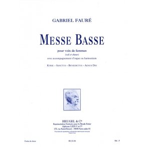Gabriel Fauré: Messe basse (Choral-Female accompanied)