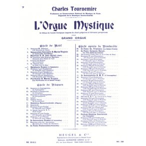 Charles Tournemire: L'Orgue mystique Vol.7: Epiphania Domini (Organ)