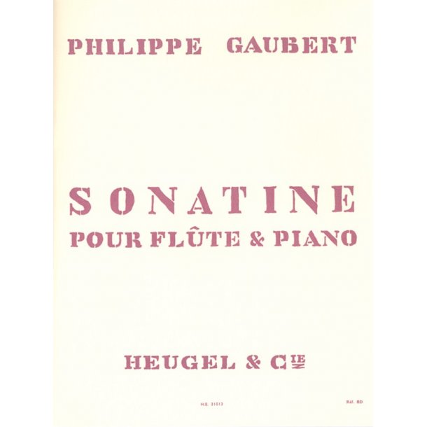 Philippe Gaubert: Sonatine (Flute & Piano)
