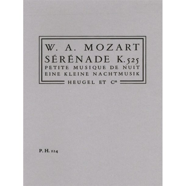 Wolfgang Amadeus Mozart: Serenade from 'Eine Kleine Nachtmusik' KV525 (PH124) (Quintet-Strings)