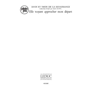 Gervaise Duos Trios Renaissance Pj92 Elle Voyant Approcher Son Book