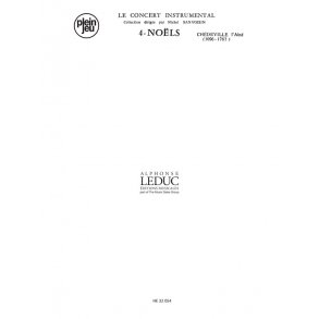 Pierre Chédeville l'Ainé: 4 Noëls (Recorders 2)