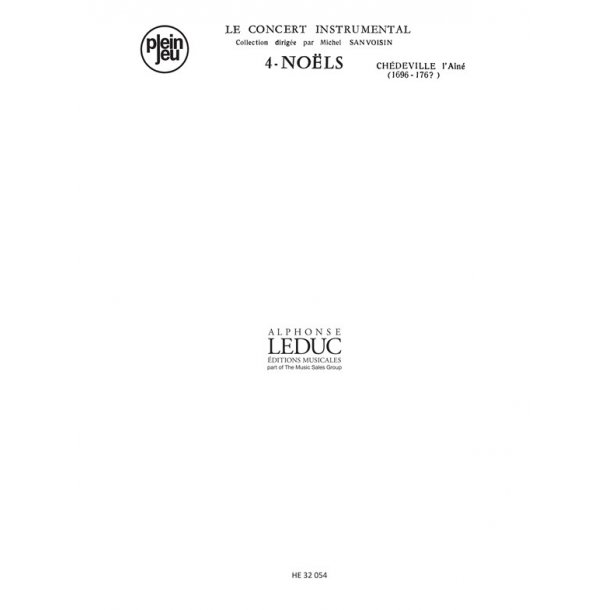 Pierre Ch&eacute;deville l'Ain&eacute;: 4 No&euml;ls (Recorders 2)
