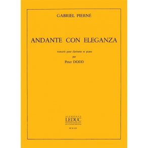 Gabriel Pierné: Andante Con Eleganza (Clarinet)