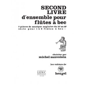 Sanvoisin 2eme Livre Pour Flutes A Bec Pour 1 A 6 Cpj5 Recorder Book
