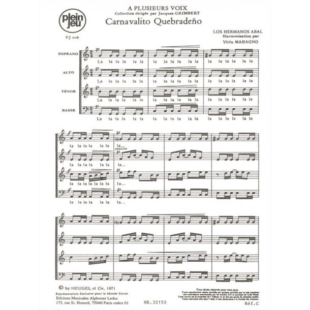 Los Hermanos Abal, Virtu Maragno: Carnavalito Quebrade&ntilde;o