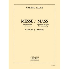 Gabriel Fauré: Messe Basse (SATB)
