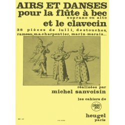 Michel Sanvoisin: Airs et Danses (Recorder & Piano)
