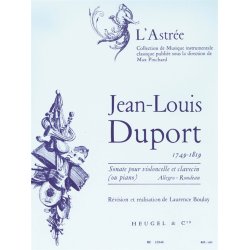 Jean-Louis Duport: Sonate (Cello & Piano)