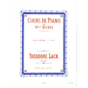 Lack Cours De Piano De Mlle Didi Etudes Volume 2 Piano Book