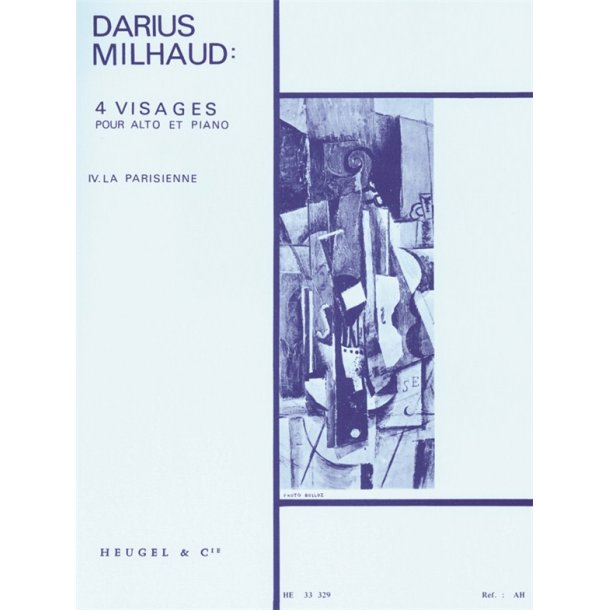 Darius Milhaud: 4 Visages - La Parisienne Op. 238 No. 4 (Viola And Piano)