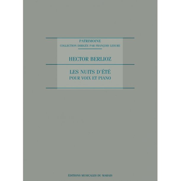 Hector Louis Berlioz: Les Nuits d'Et&eacute; Op.7 - High Voice/Piano