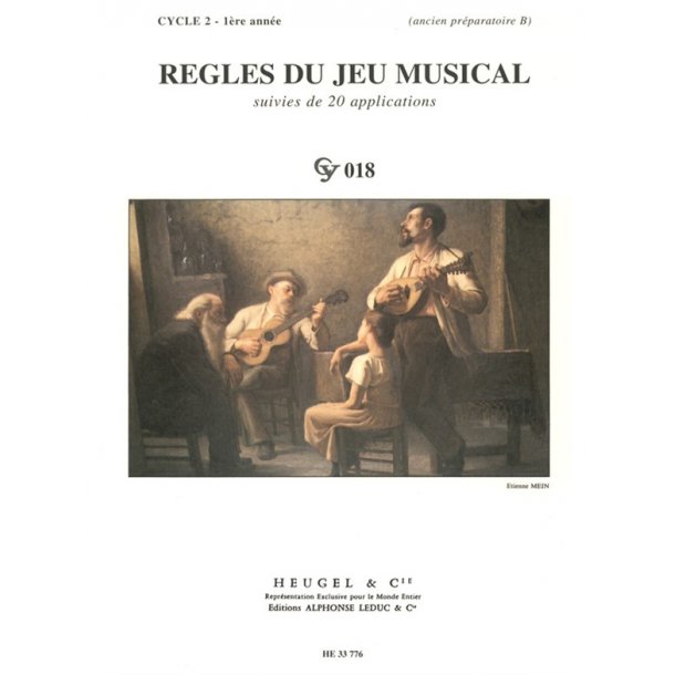 Callier Regles Du Jeu Musical Cycle 2 1ere Annee Cy018 Book