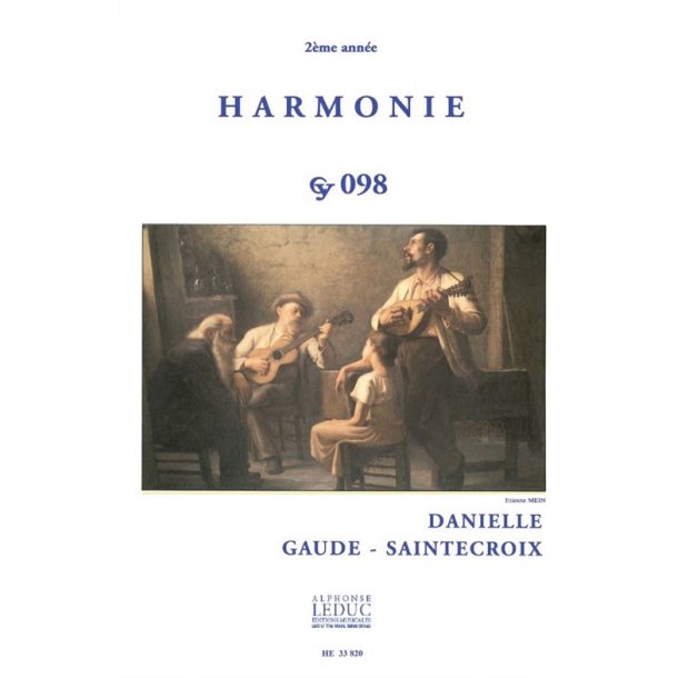 Gaude Saintecroix Harmonie 2eme Annee Cy098 Technical Studies Book