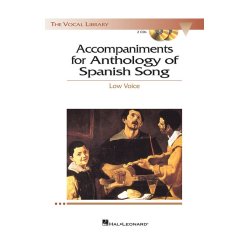 ANTHOLOGY OF SPANISH SONG LOW VOICE ACCOMPANIMENT CDS 2CD SET ONLY