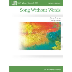 Miller Song Without Words Pf Solo