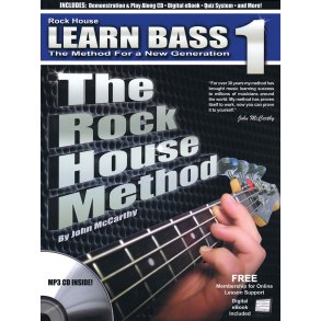 ROCK HOUSE METHOD LEARN BASS 1 METHOD FOR NEW GENERATION BGTR BK/CD
