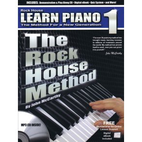 Rock House Methd Learn Piano 1 Bk/Cd