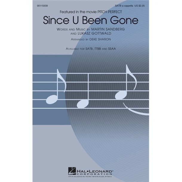 Since U Been Gone (From Pitch Perfect)