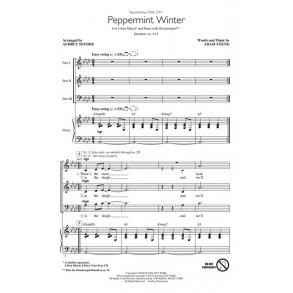 Owl City Peppermint Winter (Arr Snyder Audrey) Voicetrax Cd