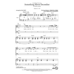 Perri Christina Something About December (Arr Huff Mac) Showtrax Cd