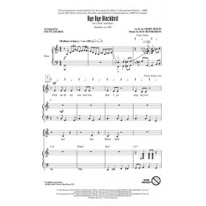 Henderson Ray/Dixon Mort Bye Bye Blackbird (Zegree Steve) Showtrax Cd