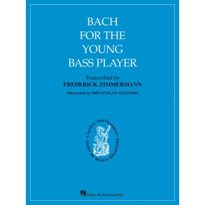 BACH FOR THE YOUNG BASS PLAYER (ARR KOLINSKI & ZIMMERMANN) DB/PF BK