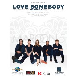 Maroon 5 Love Somebody Piano Vocal Guitar Sheet