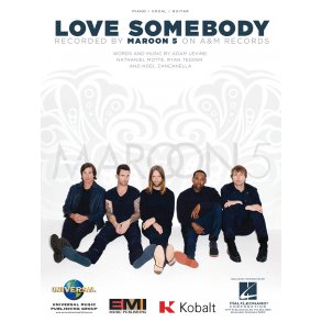 Maroon 5 Love Somebody Piano Vocal Guitar Sheet