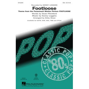 Loggins Kenny/Pitchford Dean Footloose (Arr Shaw Kirby) Ssa Choral
