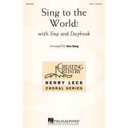 Sing To The World (Arr Berg Ken) 2 Part Choral