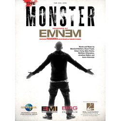 Eminem The Monster Piano Vocal Guitar Sheet