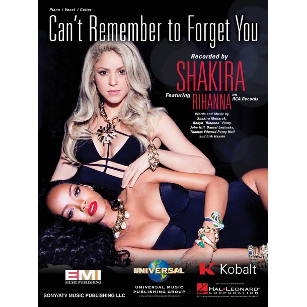 Shakira Rihanna Cant Rmmbr Forget Pv