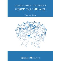Tansman Alexandre Visit To Israel Suite For Piano Pf Bk