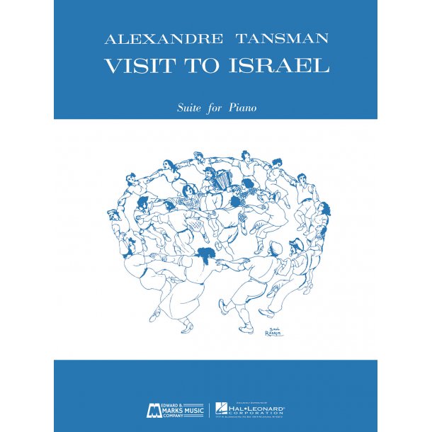 Tansman Alexandre Visit To Israel Suite For Piano Pf Bk