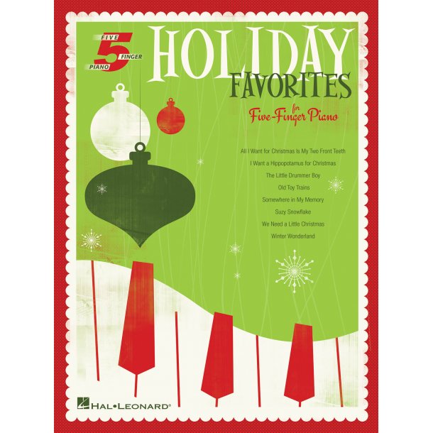 5 Finger Piano Holiday Favorites Christmas Pf Bk