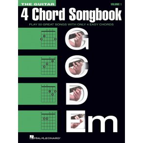 Guitar Four-Chord Songbook G-C-D-Em Melody Lyrics Chords Mlc Bk