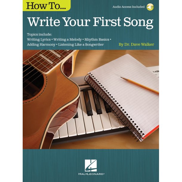 How To Write Your First Song Bk/Audio Online