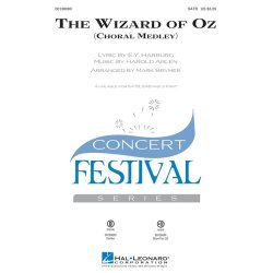 Arr. Mark Brymer: The Wizard Of Oz - Choral Medley (SATB)