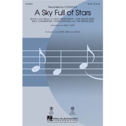 Coldplay A Sky Full Of Stars (Arr Huff Mac) Satb Choral