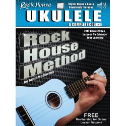 Rock House Ukulele A Complete Course Method Uke Bk/Audio Online