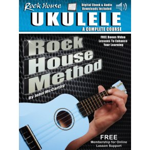 Rock House Ukulele A Complete Course Method Uke Bk/Audio Online