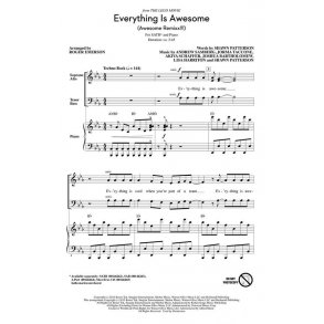 Everything Is Awesome From The Lego Movie (Emerson Roger) Showtrax Cd