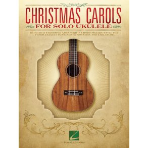 Christmas Carols For Solo Ukulele Tenor Uke Bk